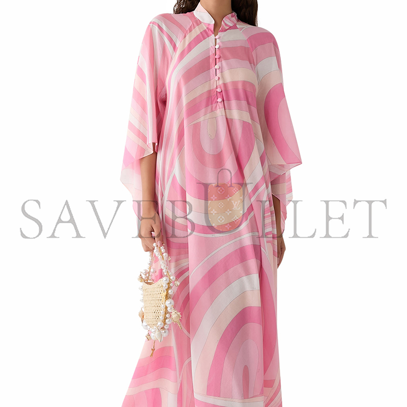 PUCCI PRINTED COTTON KAFTAN DRESS 5HRL355H754040